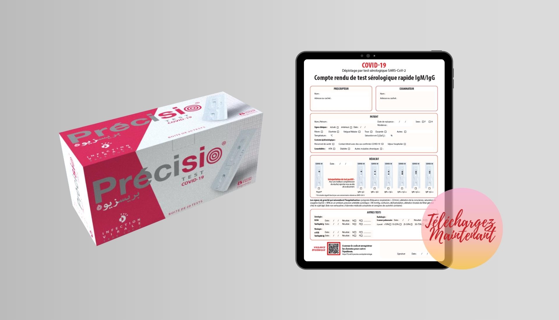 Lire la suite à propos de l’article Compte rendu de test sérologique rapide IgM/IgG