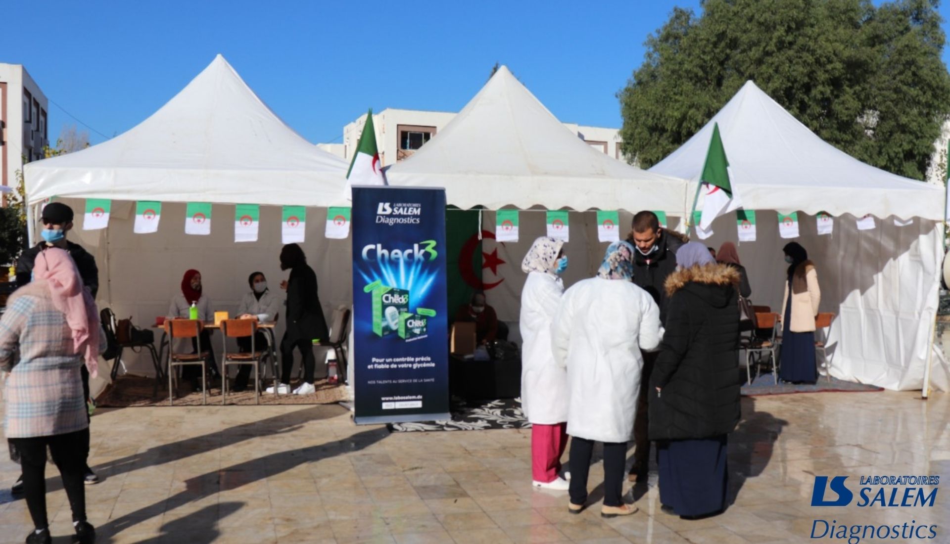 campagne de sensibilisation, campagne de dépistage, laboratoires SALEM, diabete, covid, covid-19